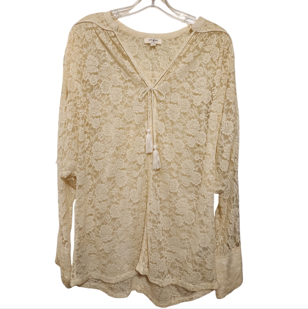 Boho Lace Long Sleeve Top